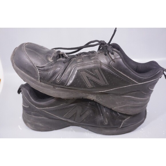 New Balance 608v5 Mens 13 2E Wide Black Leather Slip Resistant Shoes MX608AB5 main image 6